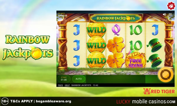 Red Tiger Rainbow Jackpots Slot Game