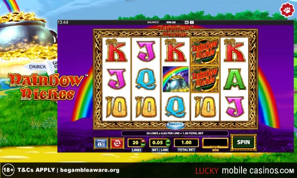 Barcrest Rainbow Riches Slot Game