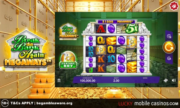 Break Da Bank Again Megaways Slot Game