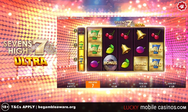 Quickspin Sevens High Ultra Slot On Mobile