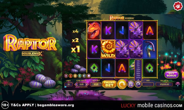 Yggdrasil Raptor DoubleMax Slot Game