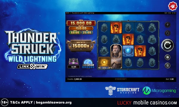 Thunderstruck Wild Lightning Mobile Slot Machine