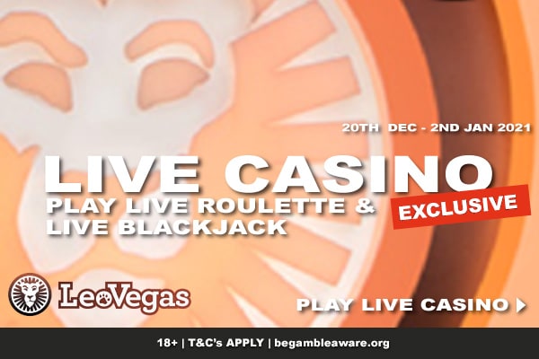 LeoVegas Live Casino Exclusive Promotion