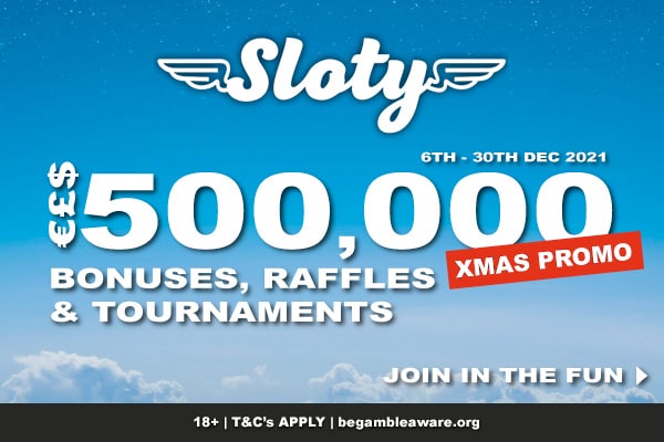 Join in the Fun Sloty Casino Christmas Promotion 2021