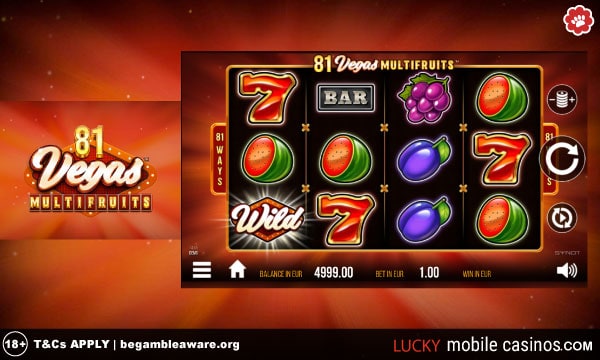 81 Vegas Multifruits Slot Game