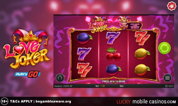 Play'n GO Love Joker Slot Machine