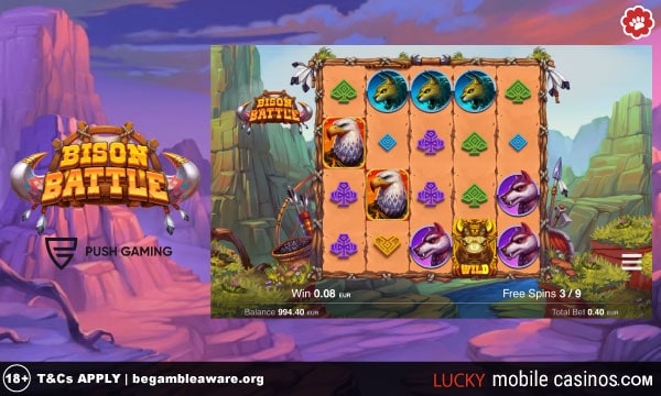 Push Gaming Bison Battle Slot Game