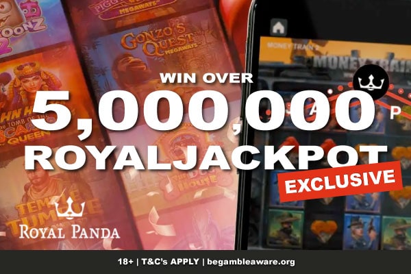 Royal Panda Casino RoyalJackpot Exclusive - Win Millions