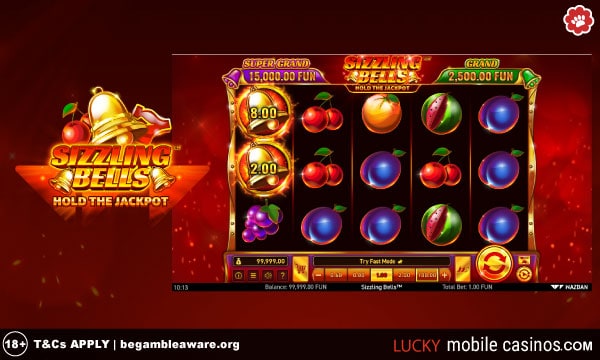 Wazdan Sizzling Bells Hold The Jackpot Slot Game