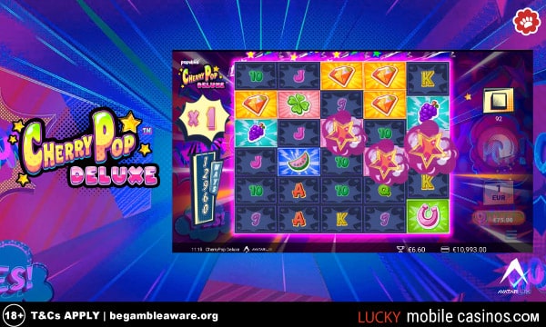 AvatarUX Cherry Pop Deluxe Slot Game