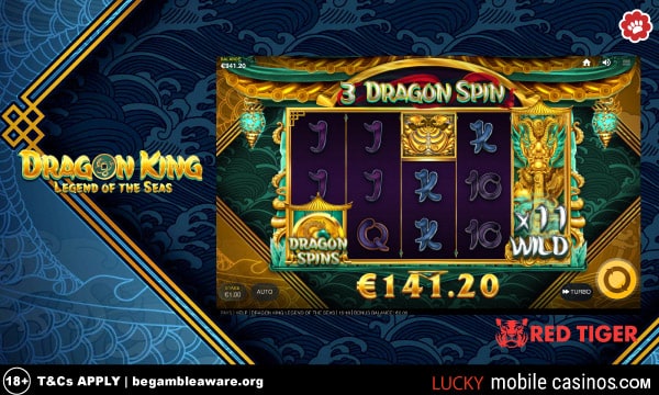 Red Tiger Dragon King Legend of the Seas Slot