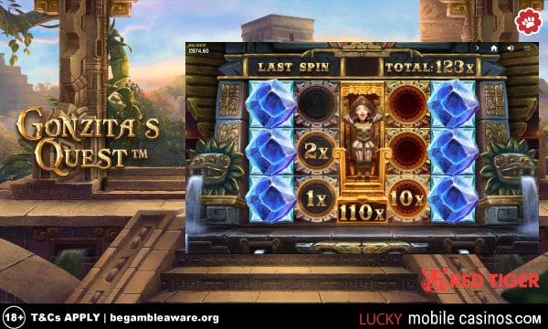 Red Tiger Gonzitas Quest Slot with Free Spins