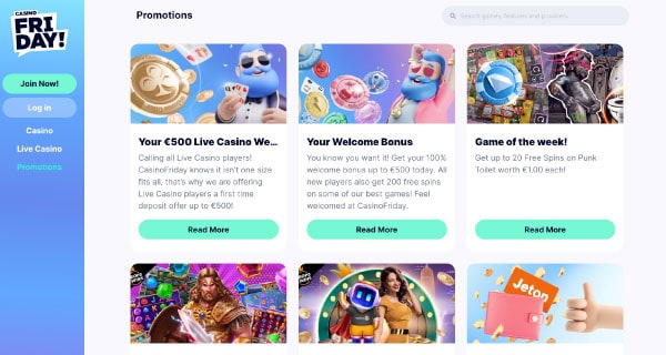 Casino Friday Casino Promotions Examples