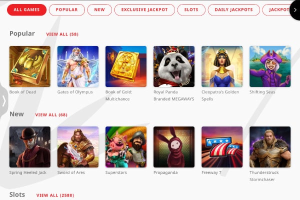 Royal Panda Slots Selection