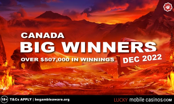 Canada Slot Big Winners - Over $507,000 In Winnings | Dec 2022