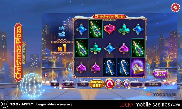 Yggdrasil Christmas Plaza DoubleMax Slot