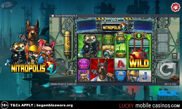 Elk Studios Nitropolis 4 Slot Game