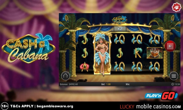 Play'n GO Cash A Cabana Slot with Wilds