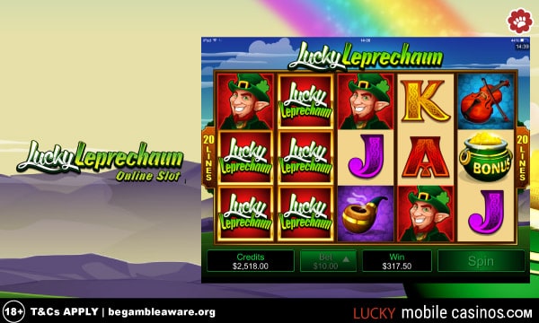 Microgaming Lucky Leprechaun Slot Game