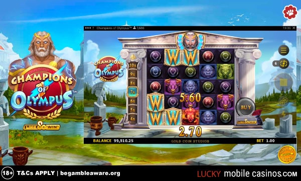 Gold Coin Studios Champions of Olympus Slot Game