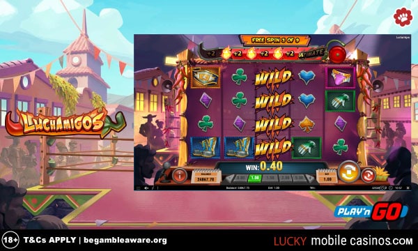 Play'n GO Luchamigos Slot With Wilds