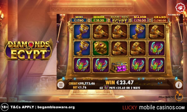 Pragmatic Play Diamonds of Egypt Slot