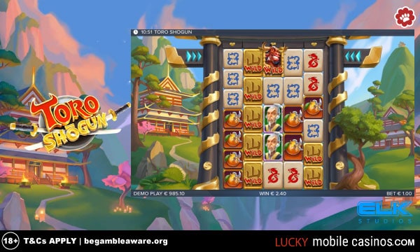 Elk Studios Toro Shogun Slot Game