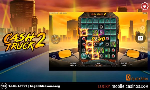 Quickspin Cash Truck 2 Slot Game
