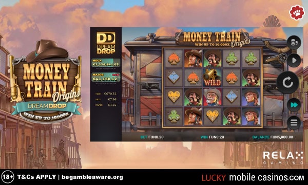 Money Train Origins Dream Drop Slot Machine
