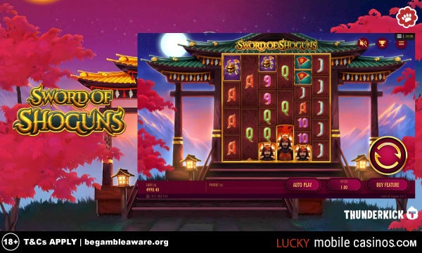 Thunderkick Sword of Shoguns Slot Game