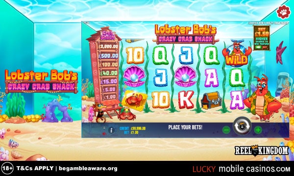 Reel Kingdom Lobster Bobs Crazy Crab Shack Slot Machine