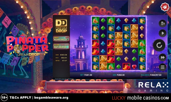 Relax Gaming Pinata Popper Dream Drop Jackpot Slot