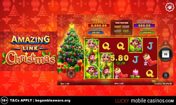 SpinPlay Games Amazing Link Christmas Slot Game