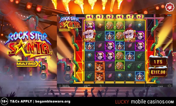 Yggdrasil Rock Star Santa Slot Game
